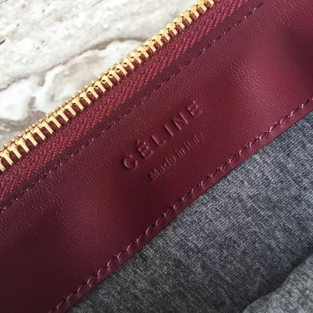 Celine Trio Crossbody Messenger Bag C55421 Wine Celine Trio Crossbody Messenger Bag C55421 Wine