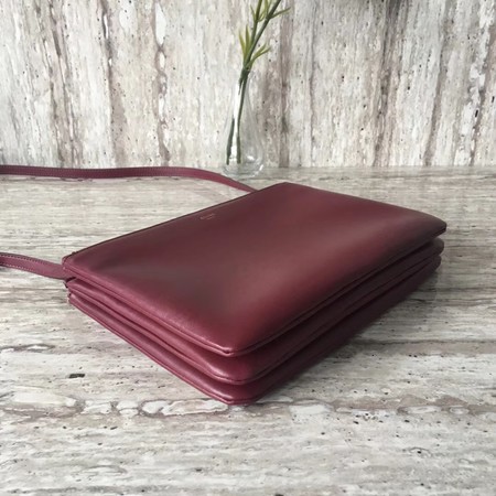 Celine Trio Crossbody Messenger Bag C55421 Wine Celine Trio Crossbody Messenger Bag C55421 Wine