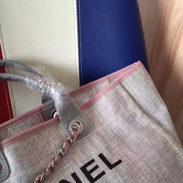Chanel Deauville Tote Bag Original Canvas Leather A68047-4 Chanel Deauville Tote Bag Original Canvas Leather A68047-4