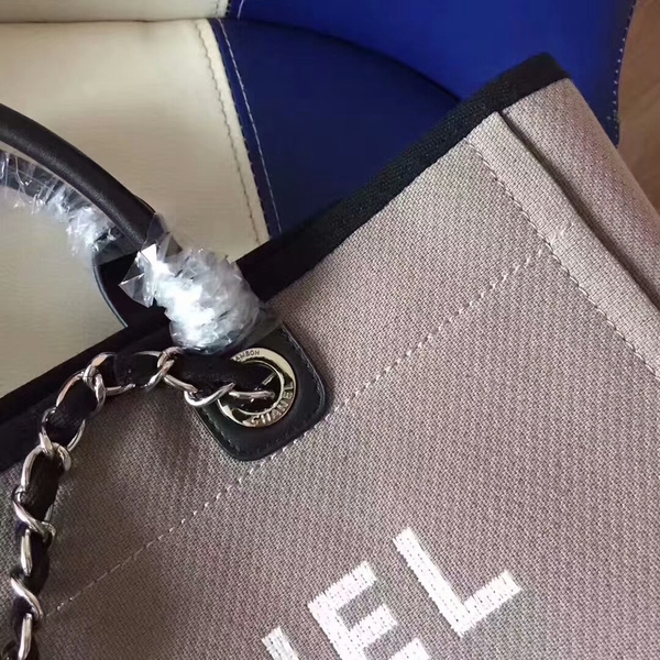 Chanel Deauville Tote Bag Original Canvas Leather A68047-9 Chanel Deauville Tote Bag Original Canvas Leather A68047-9