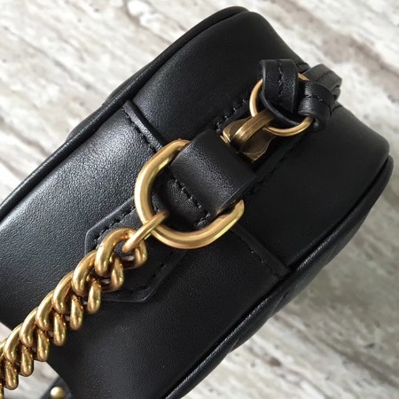 Gucci GG Marmont Matelasse mini Bag 448065 Black Gucci GG Marmont Matelasse mini Bag 448065 Black