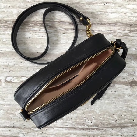 Gucci GG Marmont Matelasse mini Bag 448065 Black Gucci GG Marmont Matelasse mini Bag 448065 Black
