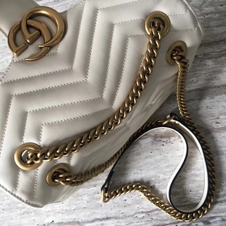 Gucci Now GG Marmont Matelasse Shoulder Bag 443496 OffWhite Gucci Now GG Marmont Matelasse Shoulder Bag 443496 OffWhite
