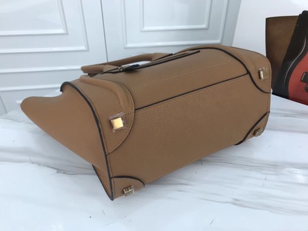 Celine Luggage Micro Tote Bag Original Leather CLY33081M Apricot Celine Luggage Micro Tote Bag Original Leather CLY33081M Apricot