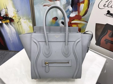 Celine Luggage Micro Tote Bag Original Leather CLY33081M Grey Celine Luggage Micro Tote Bag Original Leather CLY33081M Grey