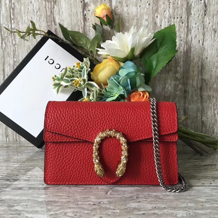 Gucci Dionysus Leather Super mini Bag 476432 Red Gucci Dionysus Leather Super mini Bag 476432 Red