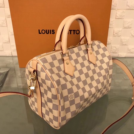 Louis Vuitton Damier Azur Canvas SPEEDY BANDOULIERE 25 N41374 Louis Vuitton Damier Azur Canvas SPEEDY BANDOULIERE 25 N41374