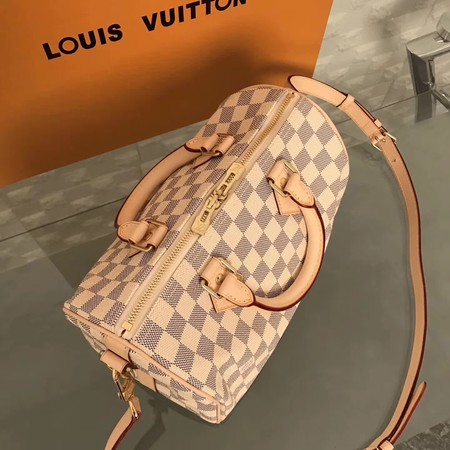 Louis Vuitton Damier Azur Canvas SPEEDY BANDOULIERE 25 N41374 Louis Vuitton Damier Azur Canvas SPEEDY BANDOULIERE 25 N41374
