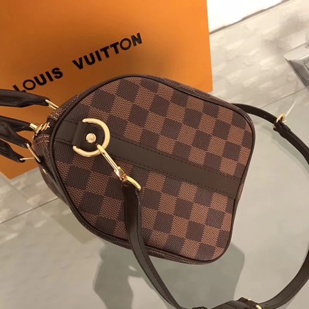 Louis Vuitton Damier Ebene Speedy 25 With Shoulder Strap N41181 Louis Vuitton Damier Ebene Speedy 25 With Shoulder Strap N41181