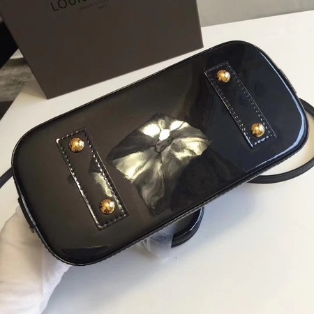 Louis Vuitton Monogram Vernis Alma BB M91606 Black Louis Vuitton Monogram Vernis Alma BB M91606 Black
