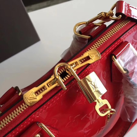 Louis Vuitton Monogram Vernis Alma PM M91611 Red Louis Vuitton Monogram Vernis Alma PM M91611 Red