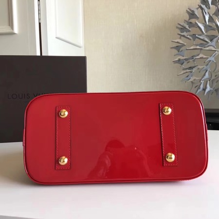 Louis Vuitton Monogram Vernis Alma PM M91611 Red Louis Vuitton Monogram Vernis Alma PM M91611 Red