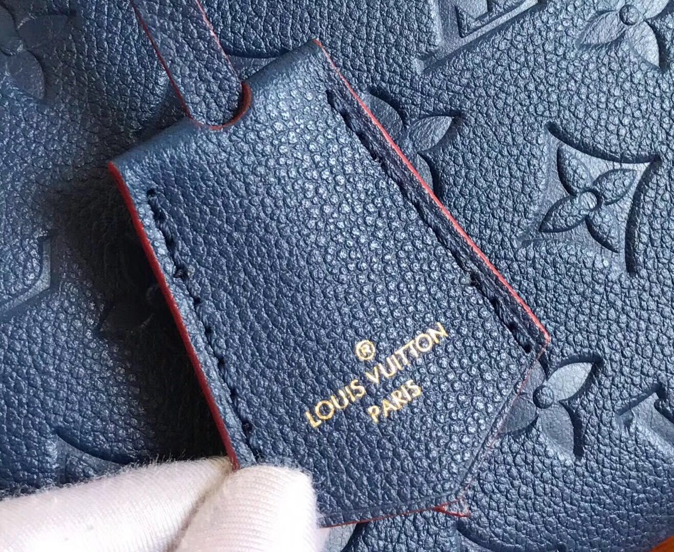 Louis Vuitton Monogram Empreinte SPEEDY Bag 42404 Blue Louis Vuitton Monogram Empreinte SPEEDY Bag 42404 Blue
