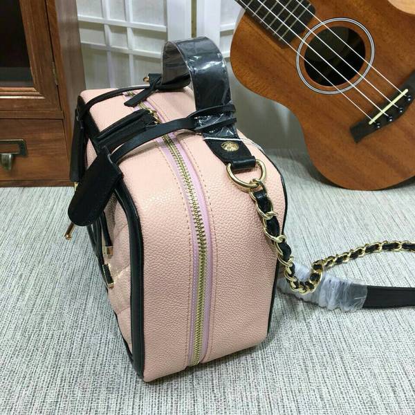 Chanel Calfskin Leather Mini Shoulder Bag 6070 Pink Chanel Calfskin Leather Mini Shoulder Bag 6070 Pink