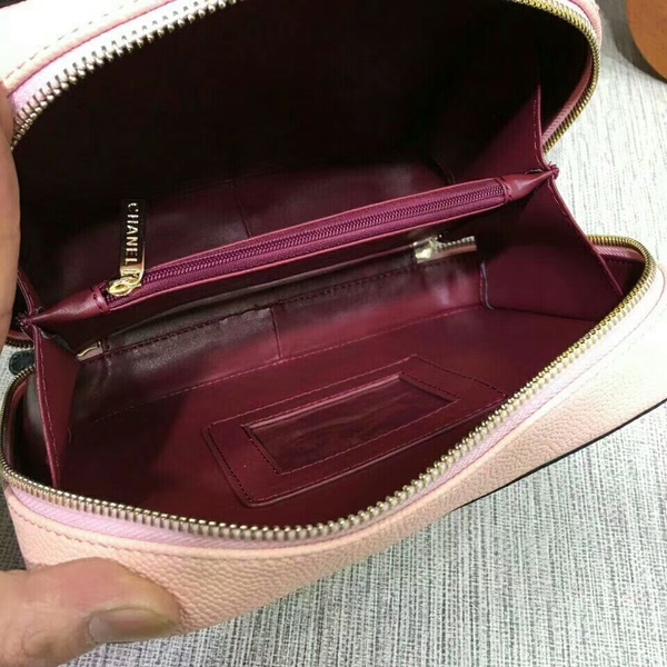 Chanel Calfskin Leather Mini Shoulder Bag 6070 Pink Chanel Calfskin Leather Mini Shoulder Bag 6070 Pink