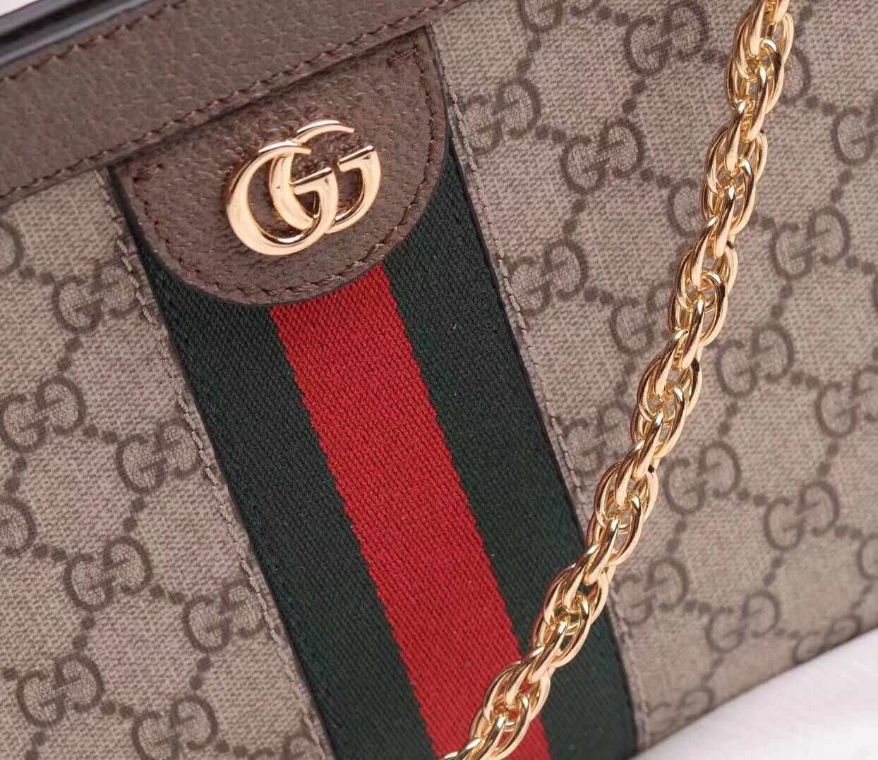 Gucci Ophidia GG Small Shoulder Bag 503876 Brown Gucci Ophidia GG Small Shoulder Bag 503876 Brown