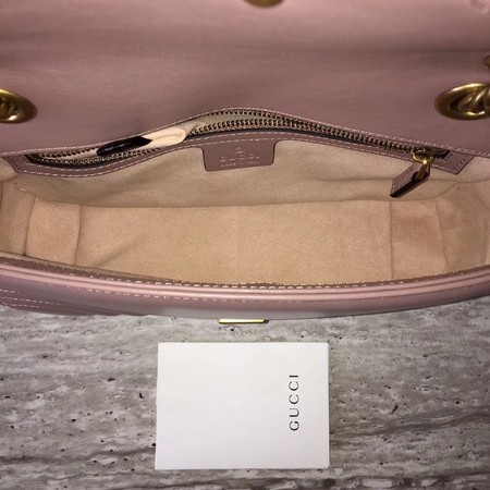Gucci GG Marmont matelasse Mini Bag 446744 Pink Gucci GG Marmont matelasse Mini Bag 446744 Pink