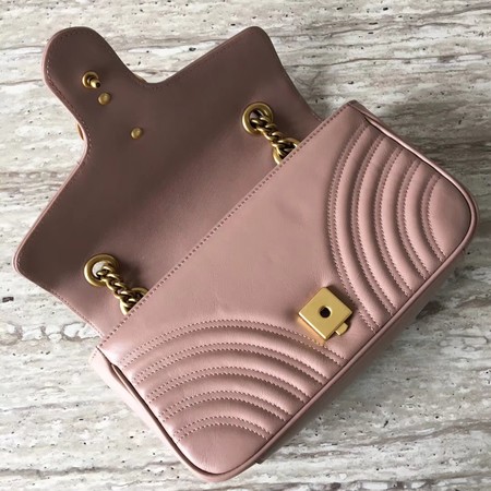 Gucci GG Marmont matelasse Mini Bag 446744 Pink Gucci GG Marmont matelasse Mini Bag 446744 Pink