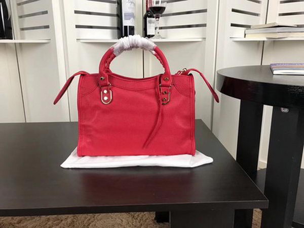 Balenciaga Giant City Gold Studs Handbag B084335 Red Balenciaga Giant City Gold Studs Handbag B084335 Red