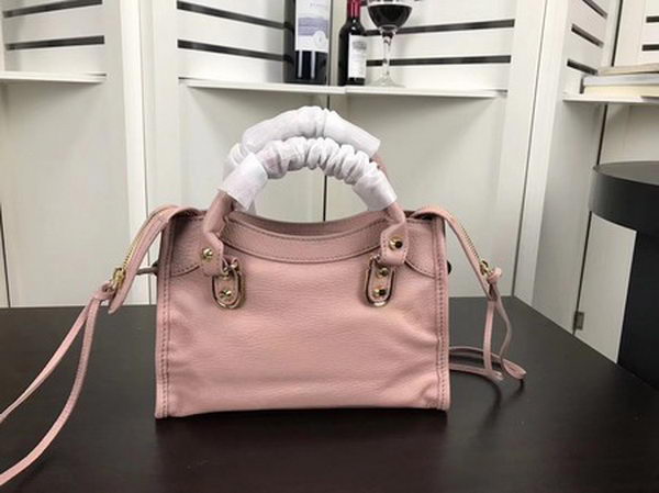 Balenciaga Giant City Gold Studs Handbag B084336 Pink Balenciaga Giant City Gold Studs Handbag B084336 Pink
