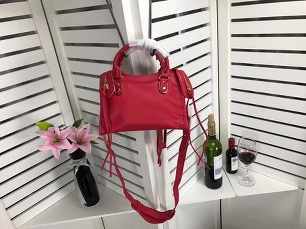 Balenciaga Giant City Gold Studs Handbag B084336 Red Balenciaga Giant City Gold Studs Handbag B084336 Red
