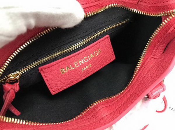 Balenciaga Giant City Gold Studs Handbag B084336 Red Balenciaga Giant City Gold Studs Handbag B084336 Red