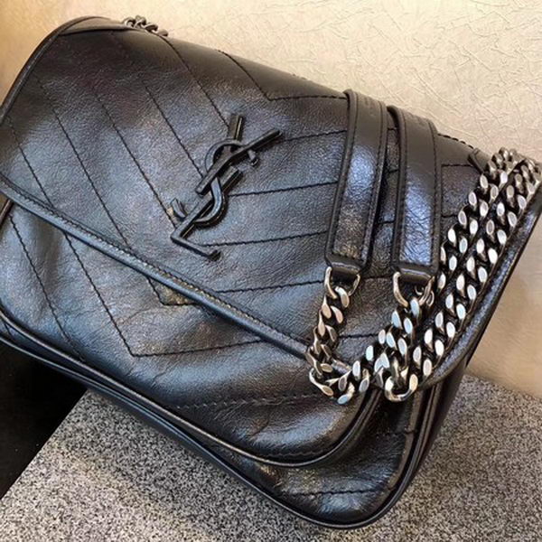 Yves Saint Laurent Medium Niki Chain Bag 498894 Black Yves Saint Laurent Medium Niki Chain Bag 498894 Black