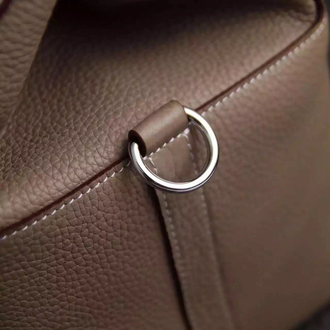 Hermes Original Leather Toolbox Handbag 5689 Brown Hermes Original Leather Toolbox Handbag 5689 Brown