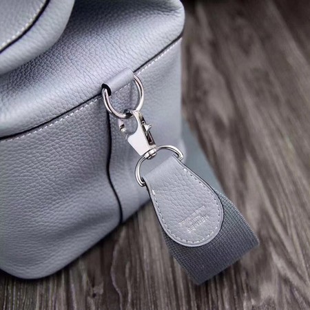 Hermes Toolbox Bag Original Togo Leather H3259 Light Blue Hermes Toolbox Bag Original Togo Leather H3259 Light Blue
