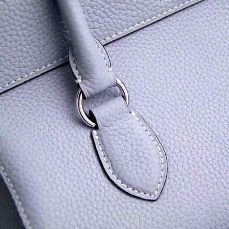 Hermes Toolbox Bag Original Togo Leather H3259 Light Blue Hermes Toolbox Bag Original Togo Leather H3259 Light Blue