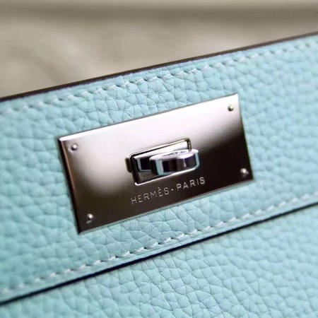 Hermes Toolbox Bag Original Togo Leather H3259 SkyBlue Hermes Toolbox Bag Original Togo Leather H3259 SkyBlue