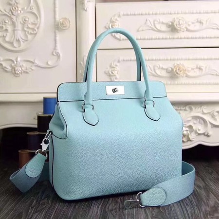 Hermes Toolbox Bag Original Togo Leather H3259 SkyBlue Hermes Toolbox Bag Original Togo Leather H3259 SkyBlue