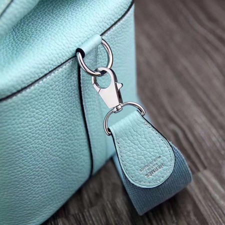 Hermes Toolbox Bag Original Togo Leather H3259 SkyBlue Hermes Toolbox Bag Original Togo Leather H3259 SkyBlue