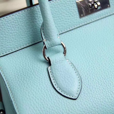 Hermes Toolbox Bag Original Togo Leather H3259 SkyBlue Hermes Toolbox Bag Original Togo Leather H3259 SkyBlue