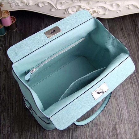 Hermes Toolbox Bag Original Togo Leather H3259 SkyBlue Hermes Toolbox Bag Original Togo Leather H3259 SkyBlue
