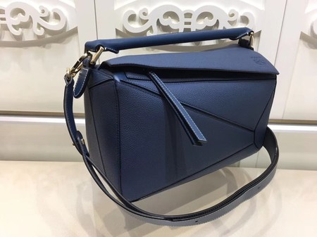 Loewe Puzzle Bag Original Leather L9122 Blue Loewe Puzzle Bag Original Leather L9122 Blue