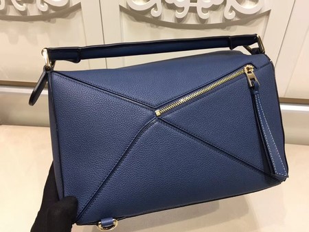 Loewe Puzzle Bag Original Leather L9122 Blue Loewe Puzzle Bag Original Leather L9122 Blue