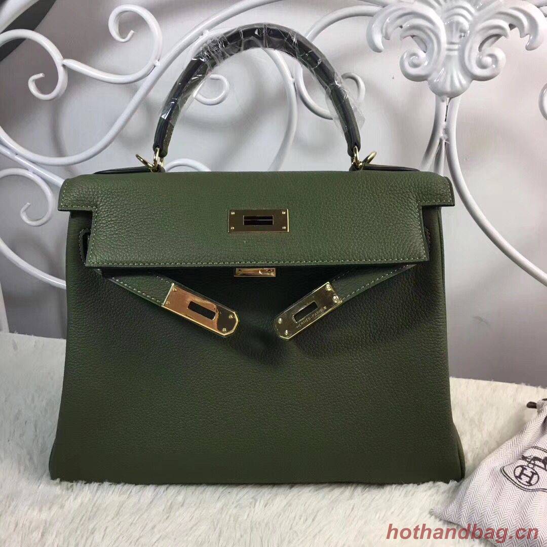 Hermes Birkin Tote Bag Original Togo Leather BK35 Deark Green Hermes Birkin Tote Bag Original Togo Leather BK35 Deark Green