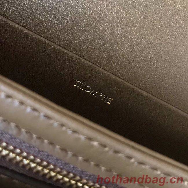 CELINE MEDIUM TRIOMPHE BAG IN SHINY CALFSKIN CL87363 Camel CELINE MEDIUM TRIOMPHE BAG IN SHINY CALFSKIN CL87363 Camel