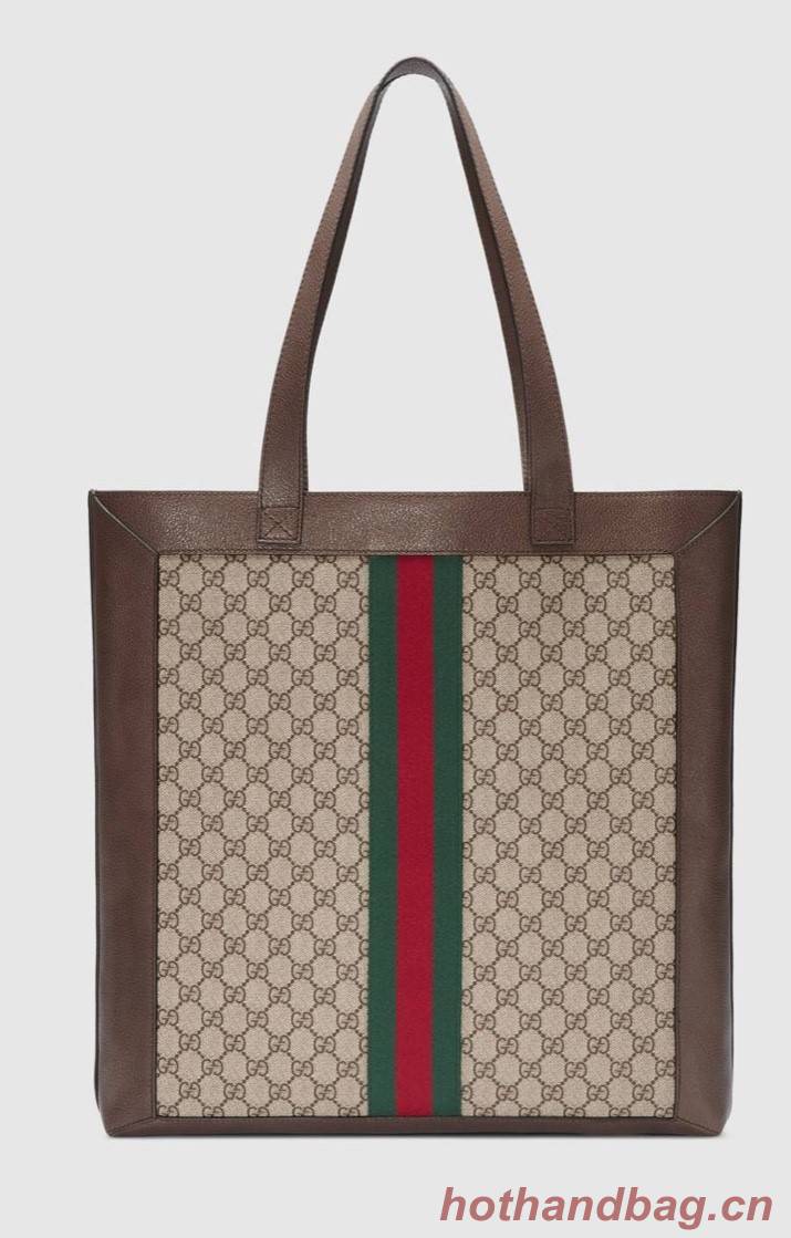 Gucci Ophidia Soft GG Supreme Large Tote Bag GG5689 Brown Gucci Ophidia Soft GG Supreme Large Tote Bag GG5689 Brown