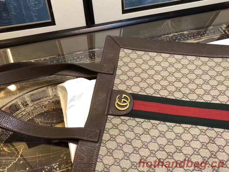 Gucci Ophidia Soft GG Supreme Large Tote Bag GG5689 Brown Gucci Ophidia Soft GG Supreme Large Tote Bag GG5689 Brown