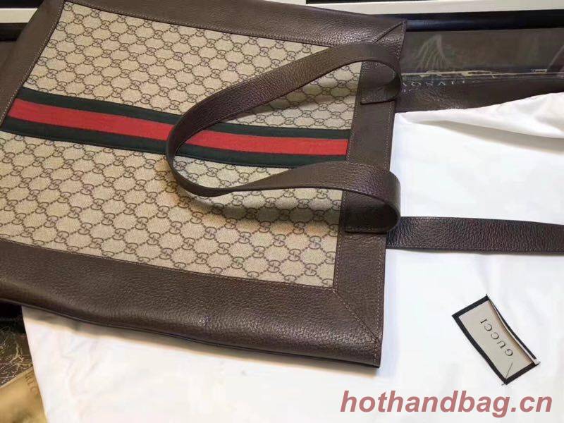 Gucci Ophidia Soft GG Supreme Large Tote Bag GG5689 Brown Gucci Ophidia Soft GG Supreme Large Tote Bag GG5689 Brown