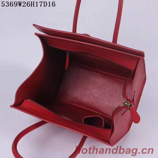 Celine Luggage Micro Tote Bag CLY5369 Red Celine Luggage Micro Tote Bag CLY5369 Red