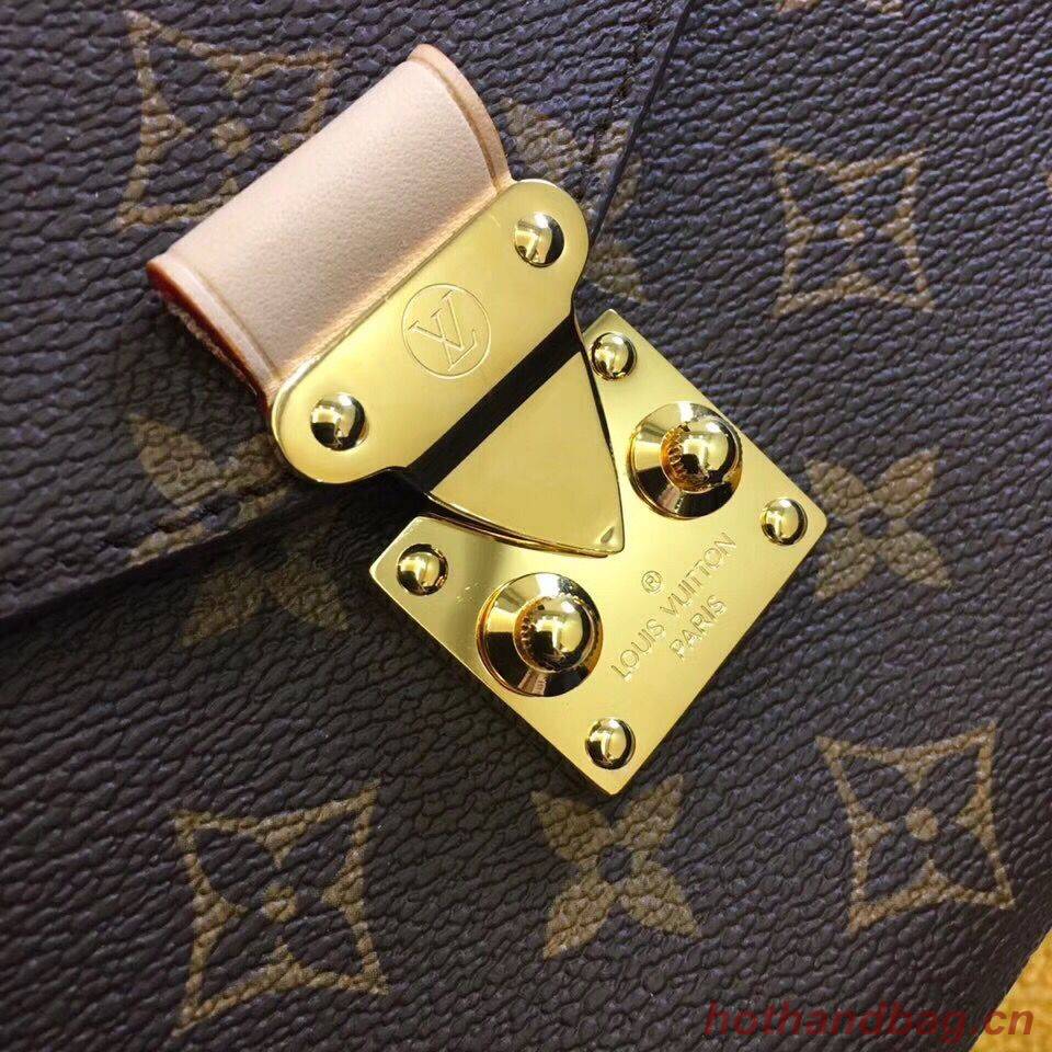 Louis Vuitton Monogram Canvas Pochette Metis Original Leather M40780 Louis Vuitton Monogram Canvas Pochette Metis Original Leather M40780