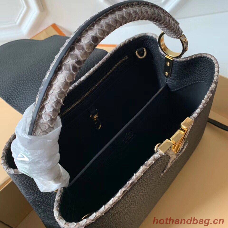 Louis Vuitton Original CAPUCINES PM M94586 Black Louis Vuitton Original CAPUCINES PM M94586 Black