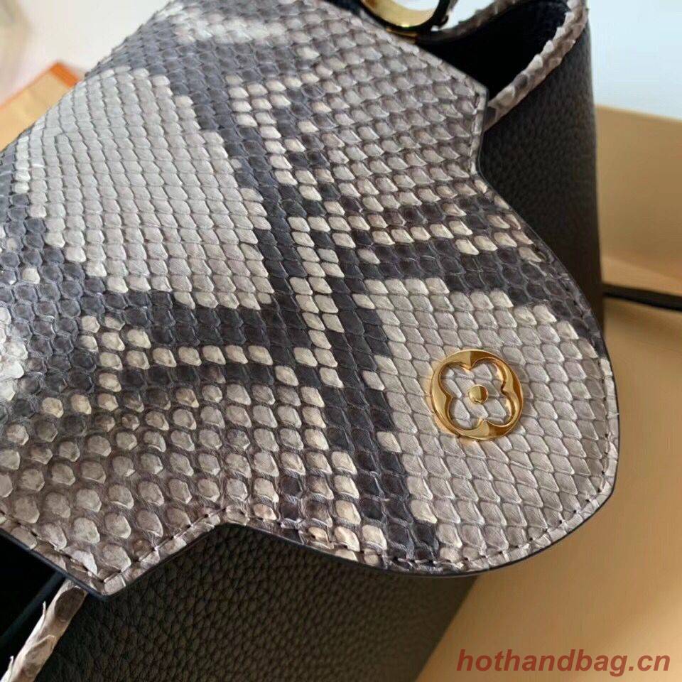 Louis Vuitton Original CAPUCINES PM M94586 Black Louis Vuitton Original CAPUCINES PM M94586 Black
