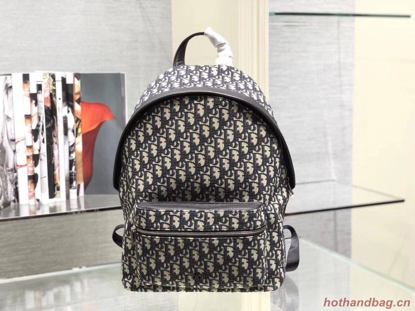 Dior Canvas Backpack Bag M04421 Black Dior Canvas Backpack Bag M04421 Black