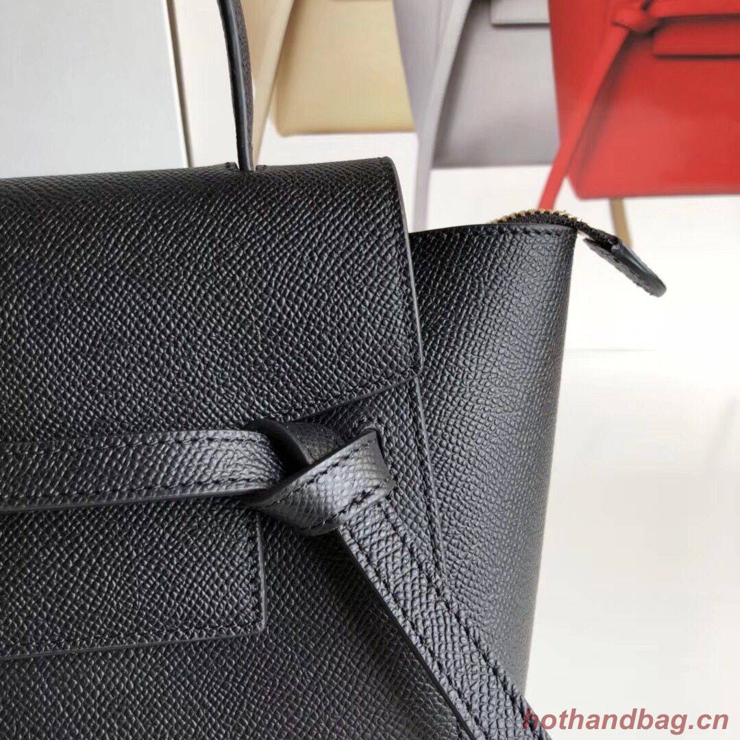 Celine NANO BELT BAG IN GRAINED CALFSKIN 99970 Black Celine NANO BELT BAG IN GRAINED CALFSKIN 99970 Black