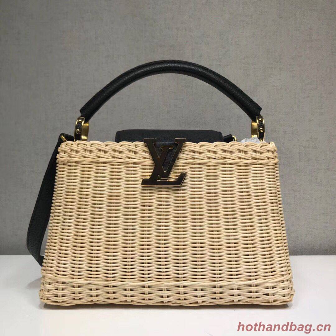 Louis Vuitton Original CAPUCINES PM M50011 Black Louis Vuitton Original CAPUCINES PM M50011 Black