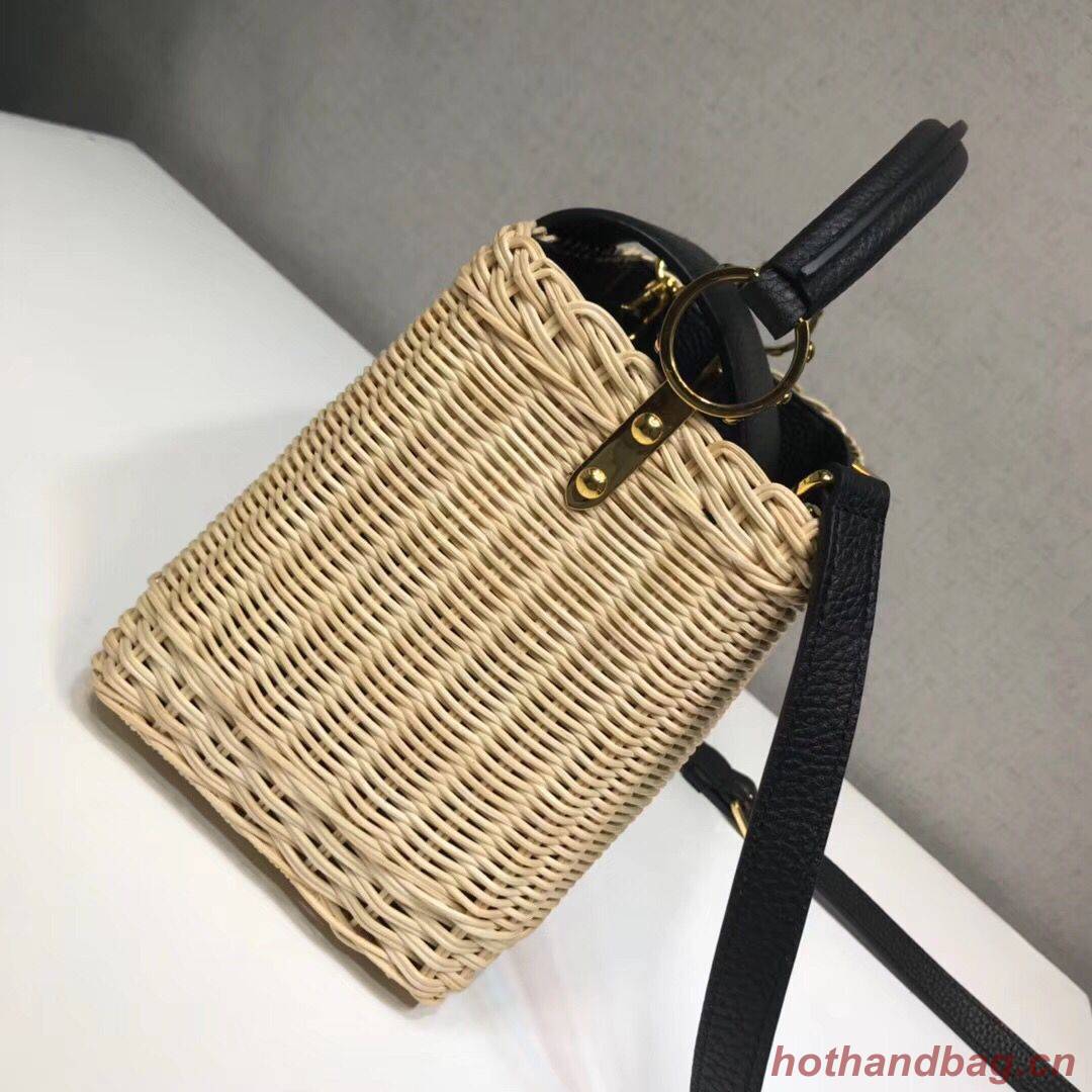 Louis Vuitton Original CAPUCINES PM M50011 Black Louis Vuitton Original CAPUCINES PM M50011 Black
